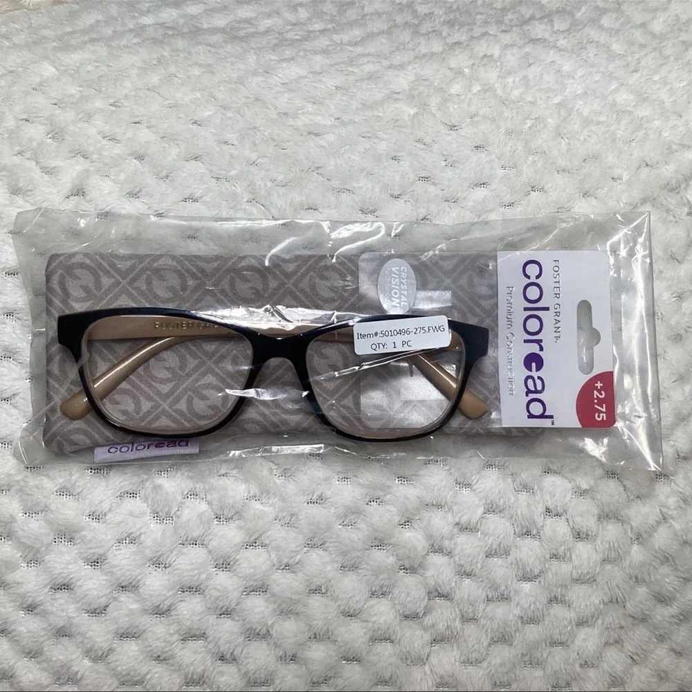 Foster Grant Coloread Kinsey Reading Glasses +2.75